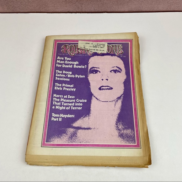 Vintage Rolling Stone Magazine David Bowie November 9, 1972 Bob Dylan Elvis - Picture 1 of 6